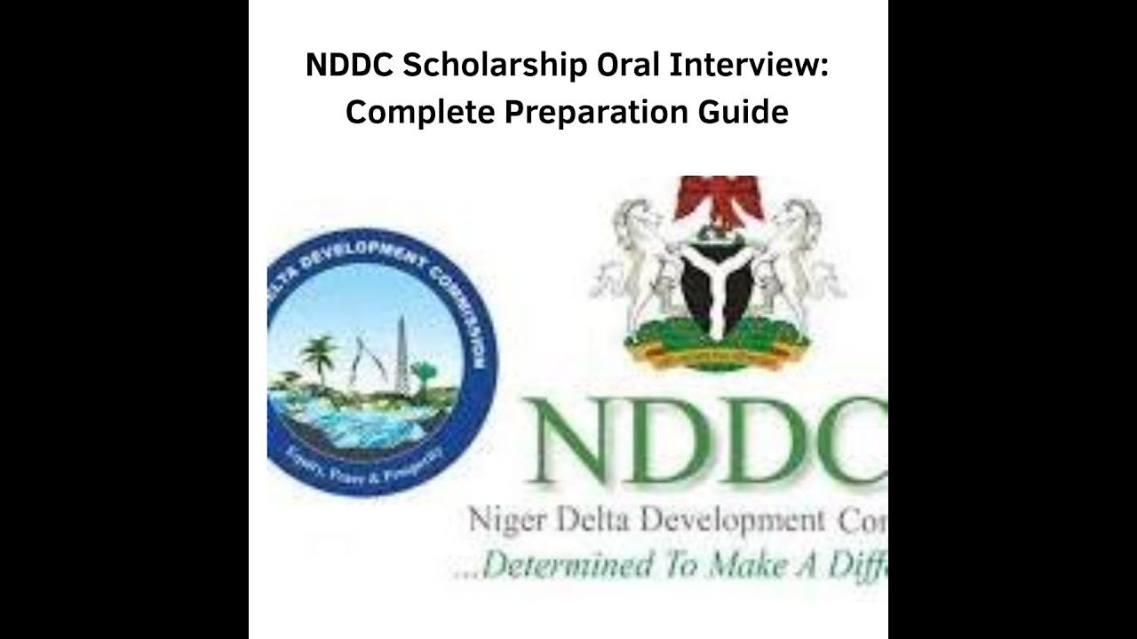 NDDC Scholarship Oral Interview: Complete Preparation Guide - YouTube