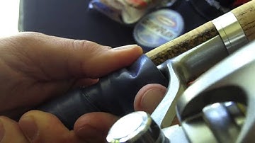 How to RodWrap a spinning rod handle