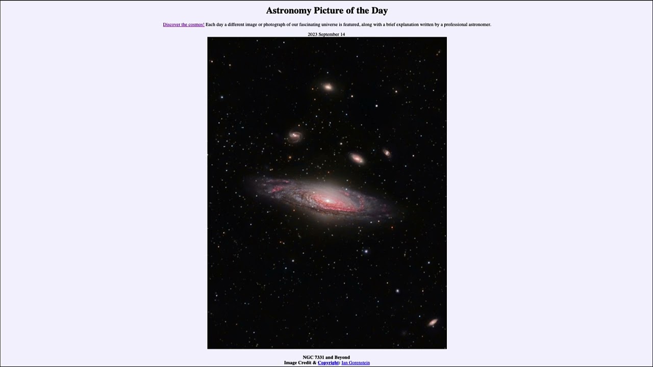 2023 September 14 -  NGC 7331 and Beyond