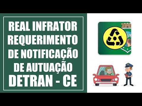 Real Infrator Requerimento de Notificação de Autuação - DETRAN CE