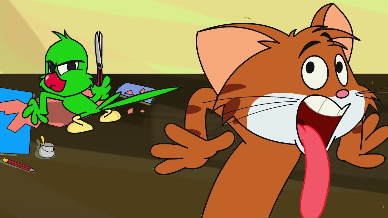 Funny Cartoon Animation For Kids | Crazy Kite Fight Troubles | New Full Episode | Cat & Keet