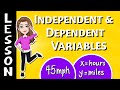 Understanding Independent and Dependent Variables in Graphs