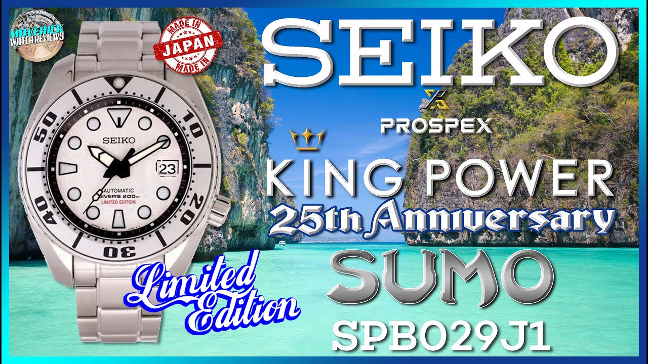 Retro Time! | Seiko Prospex King Power 25th Anniversary Limited Edition Sumo  SPB029J1 Unbox & Review - YouTube