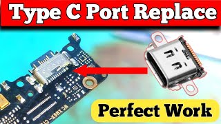 Type C charging port replacement new tricks || all android charging problem solution || @phonefix
