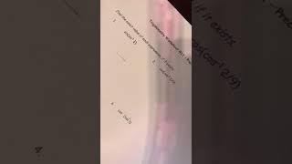 Precalculus CP - Unit 5 -  trigonometry worksheet 11