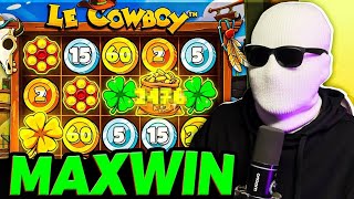 UNBELIEVABLE MAX WIN!! 🤑 Le Cowboy Slot on Stake!"  screenshot 5