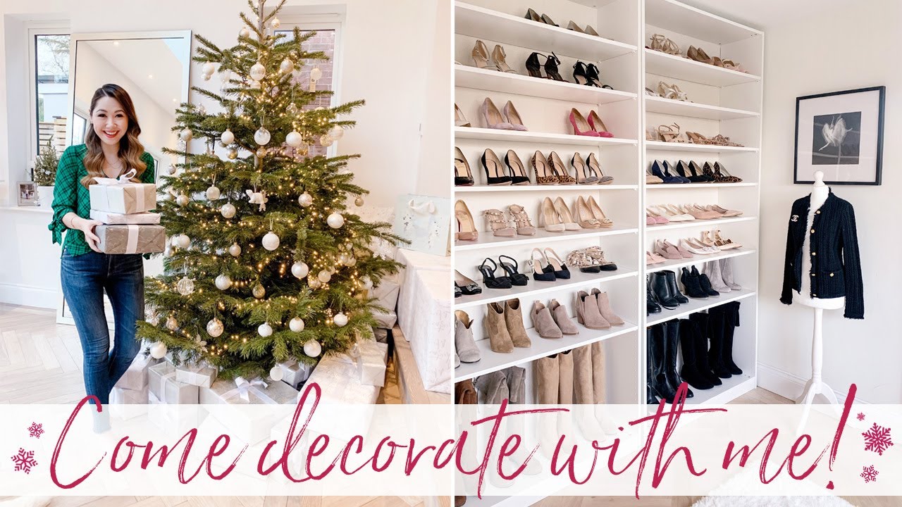 Decorating for Christmas, Closet Makeover Update + Mini Haul! - YouTube