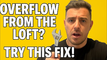 Overflow Pipe Dripping? It’s Probably This! (Easy DIY fix!)