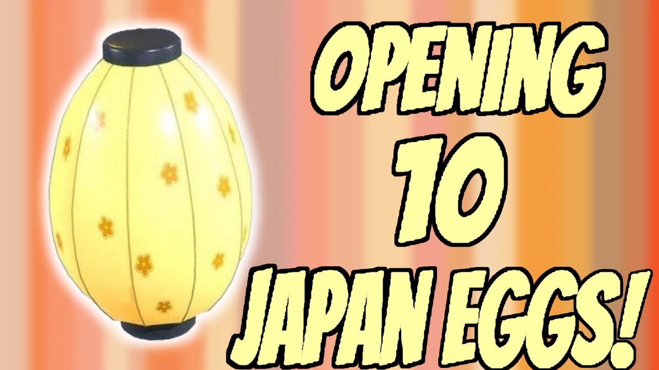 Opening 10 Japan Eggs Roblox Adopt Me Riivv3r YouTube