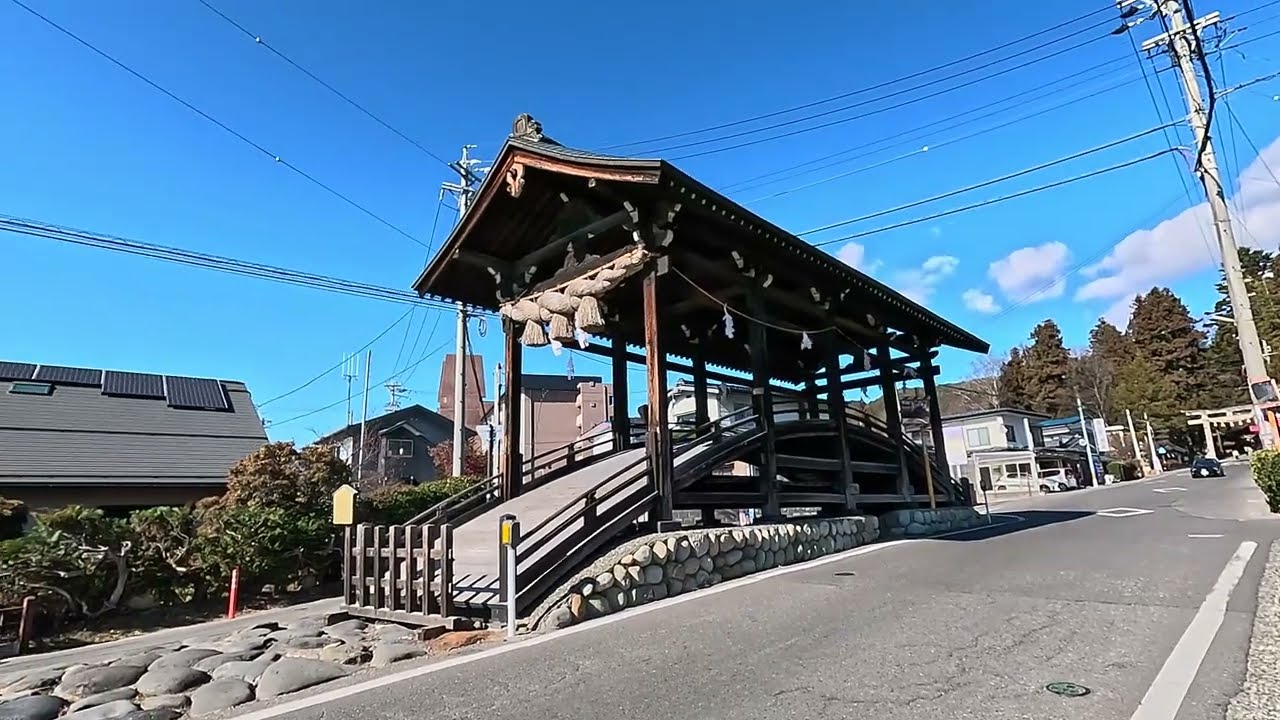 ［4K JAPAN WALK］長野 諏訪 諏訪大社と周辺 Nagano Suwa