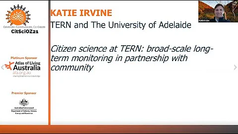 CitSciOz21 Speed Talk: Citizen science at TERN