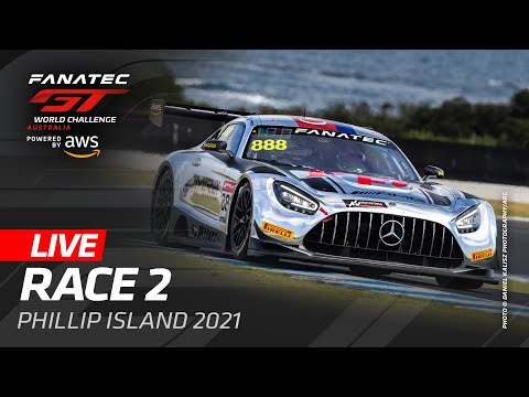 LIVE PHILLIP ISLAND AUSTRALIA - RACE 2 - FANATEC GT WORLD CHALLENGE AUSTRALIA 2021
