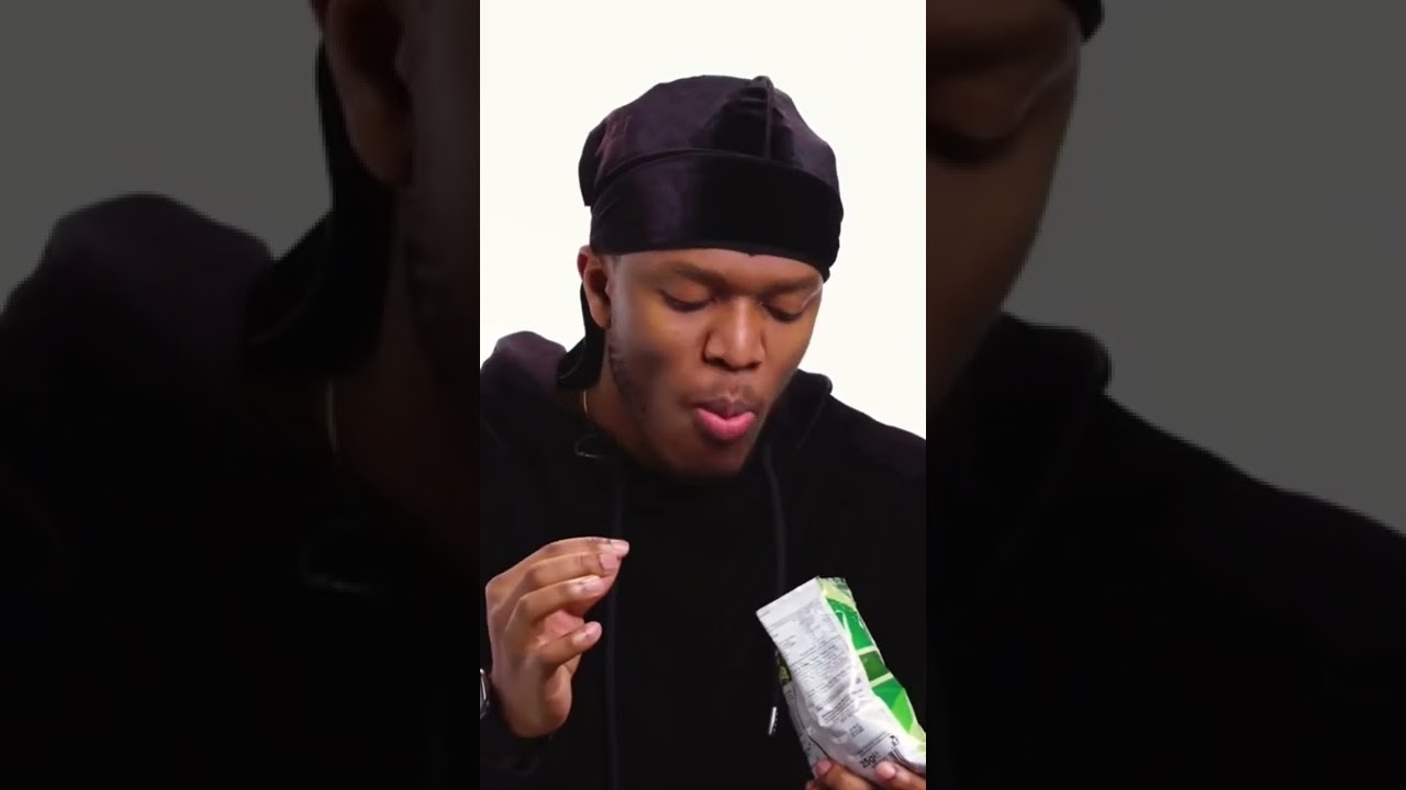 KSI eats salt & vinegar crisps..