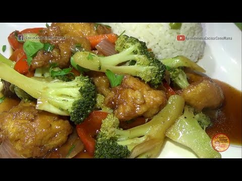 Video: Pollo Con Brócoli