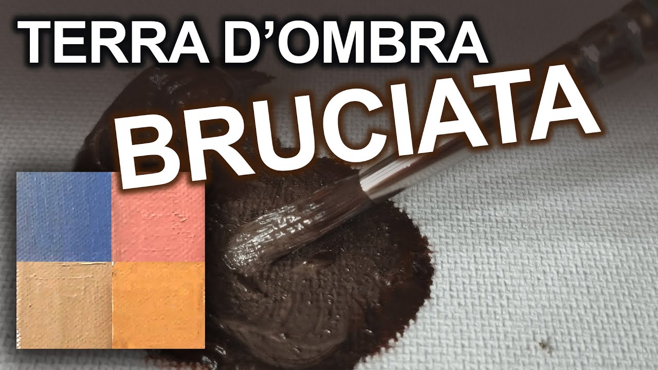 Colori caldi e vellutati con la terra d'ombra bruciata