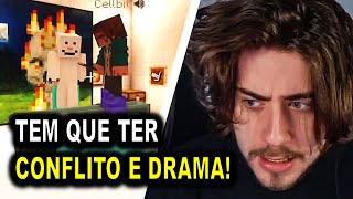 CELLBIT DÁ BRONCA NO CHAT SOBRE O ARCO DE VILÃO NO QSMP!!!