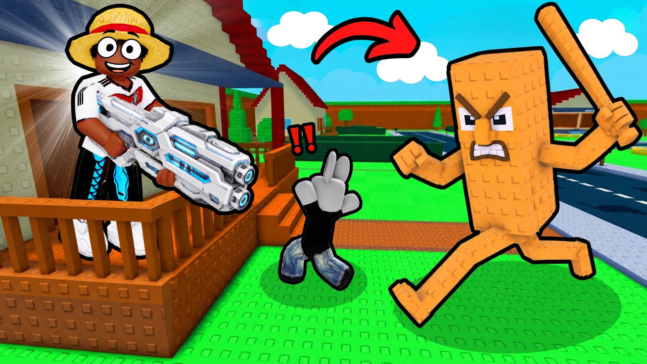 IMPEDI BRAINROTS DE INVADIREM MINHA CASA NO ROBLOX com O LARRYZINHO!