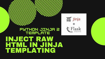 Use Raw HTML content in Python Jinja 2 Templating