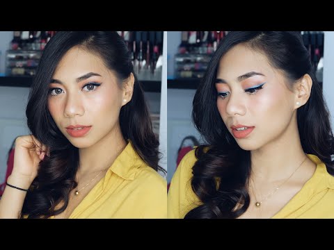 TUTORIAL EYESHADOW PEMULA GAMPANG PAKAI PRODUK LOKAL MURAH. 