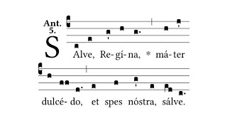 Video thumbnail of "Salve Regina (Simple Tone) - Gregorian Chant"