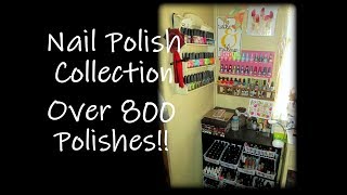My ENTIRE Nail Polish & Nail Art Collection + Storage!!  (Jan2020)