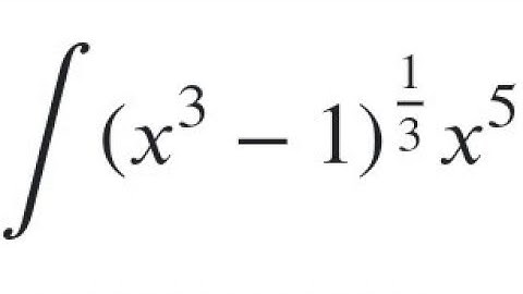 Integration of (x^3-1)^(1/3)* x^5 dx | NCERT Exercise 7.2 Question 12 Class 12 Maths Ch-7 Integrals