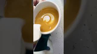 Latte art tulip coffee shortvideo shortsfeed