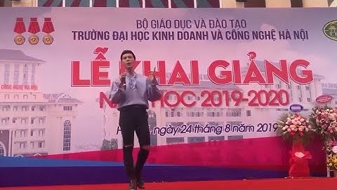 ERIK - Về Trường Cũ Live HIT /  Ghen, Có Tất Cả Nhưng Thiếu Anh tại Đại Học Kinh Doanh và Công Nghệ.