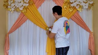 DIY BIRTHDAY BACKDROP DECORATION IDEAS | EASY DIY BIRTHDAY DECORATION IDEAS Rex Montalbo