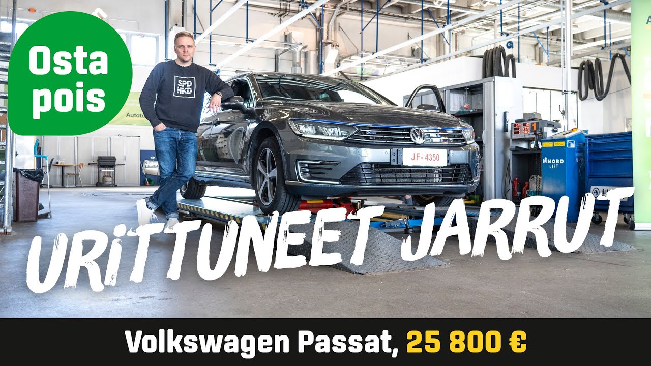 Käytetty: Volkswagen Passat GTE (25 800€) - Urittuneet jarrut
