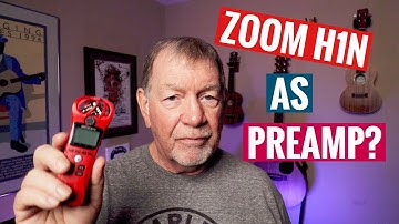 Zoom H1n As A Preamp?