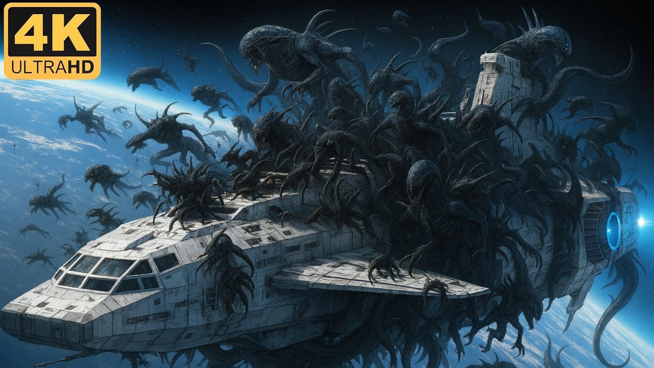 Kong vs Alien Creatures on the Spaceship | Epic Sci-Fi Battle Scene | AI Generated 2025