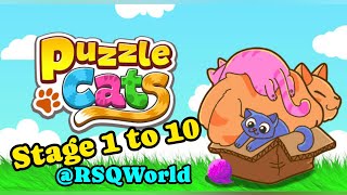 Puzzle 🧩 Cats 🐈😺 Game Stage 1 to 10 Complete gameplay walkthrough  screenshot 1