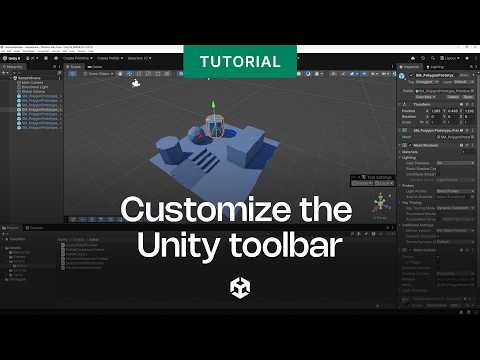Customize the main toolbar with Unity Toolbars API