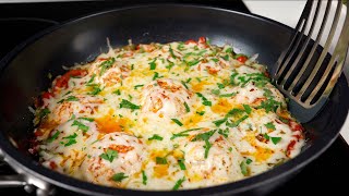 Ich kann nicht glauben, dass ich diese köstlichen Eier noch nie probiert habe! Frühstücksrezept!