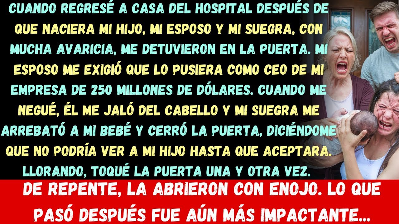 Cuando me negué a poner a mi esposo como CEO de nuestra empresa de 250 millones de dólares, él me ar