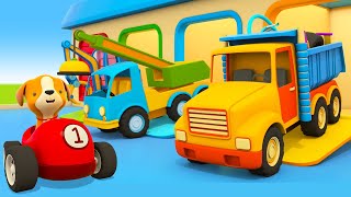 Funny cartoons for kids about animals for kids. Helper Cars & a playground for a puppy. by Helper Cars 174,153 views 4 months ago 19 minutes