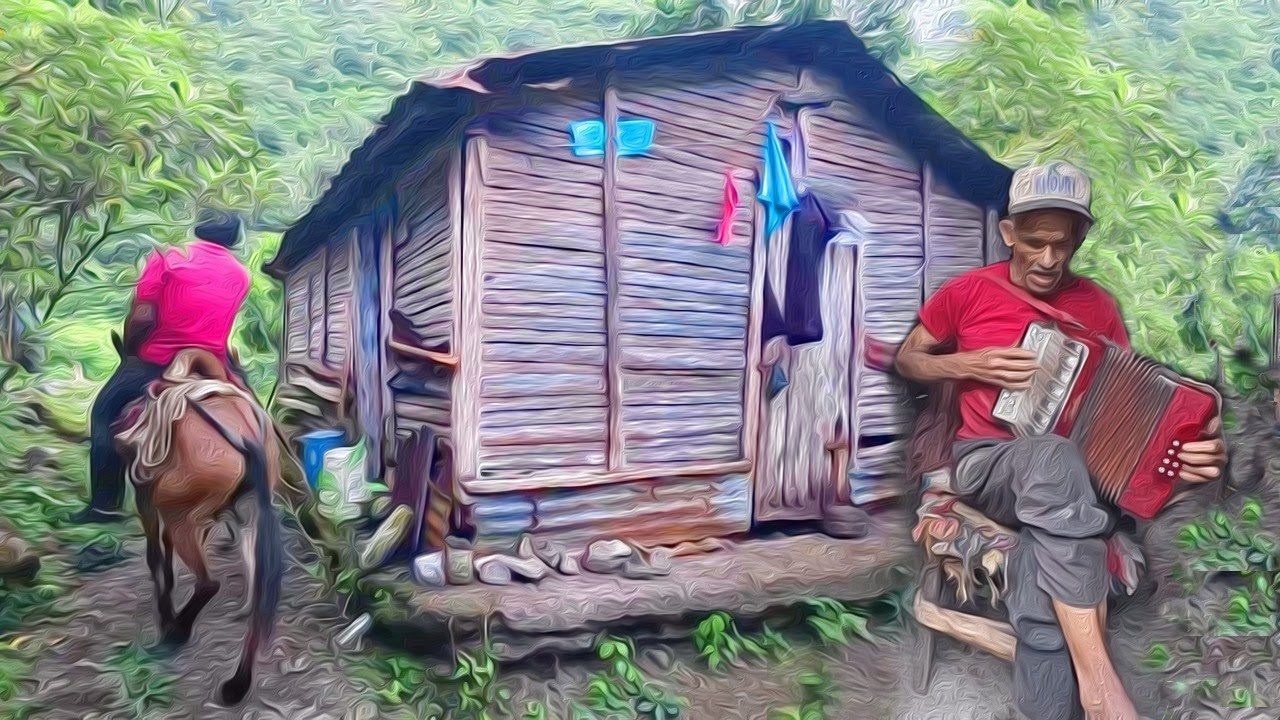 (parte 4) Juan TOCA su ACORDEON en un CAMPO PROFUNDO de Bonao