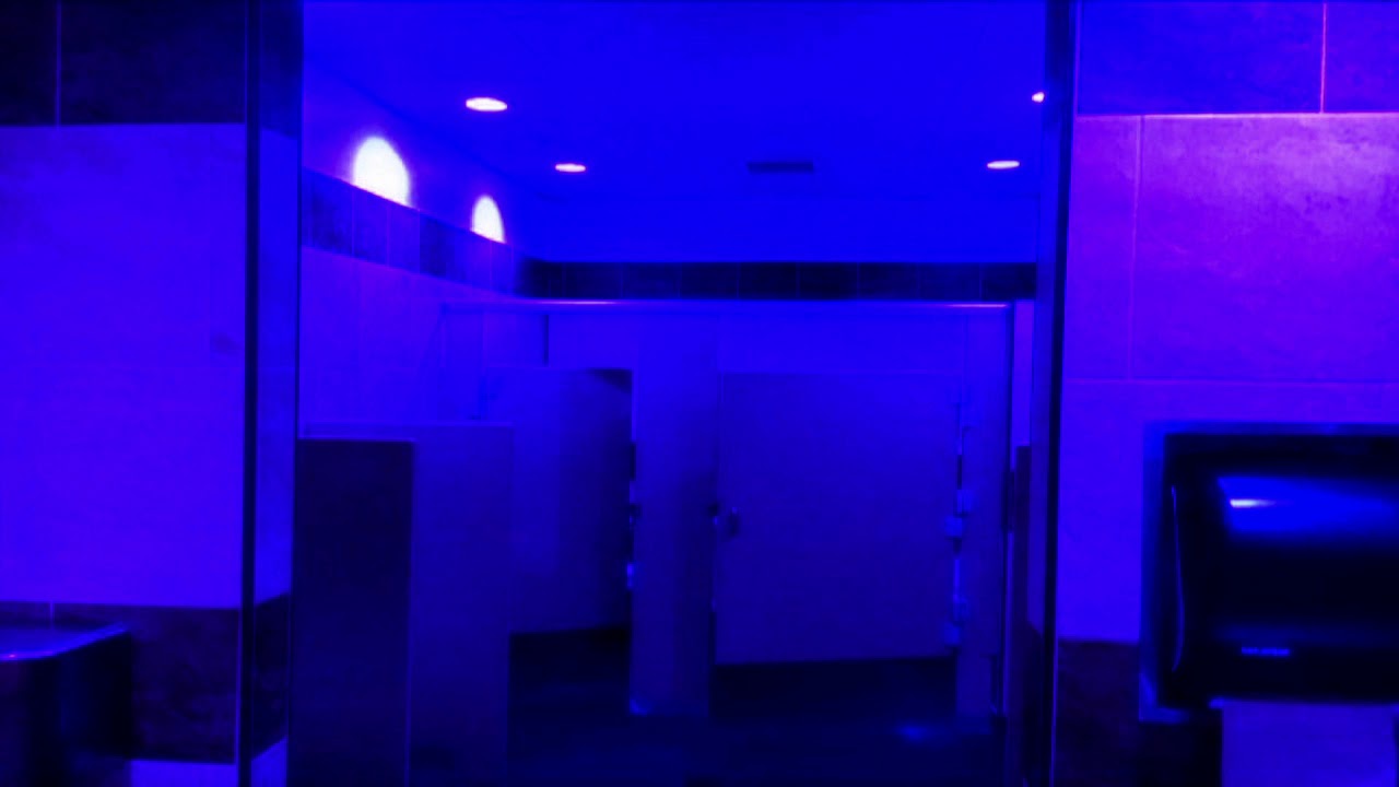 Summer but you are in a bathroom at a party