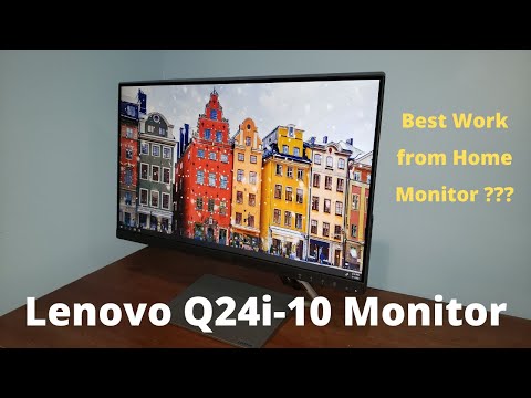 Lenovo Q24i-10 Monitor - Best Work from Home Monitor