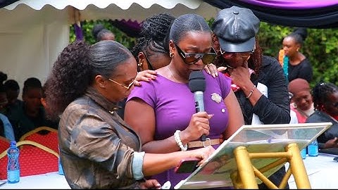 JACKIE MATUBIA EMOTIONAL 😭 TRIBUTE TO HER DAD.