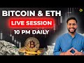 Live Bitcoin Trading | BTC, ETH & Altcoins Action (24 March )-Delta exchange India