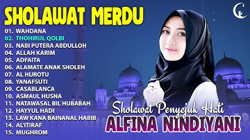 SHOLAWAT MERDU ALFINA NINDIYANI FULL ALBUM TERBARU 2023   WAHDANA,