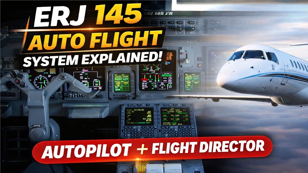 Embraer 145 Auto Flight System Explained! Autopilot & Flight Guidance ...