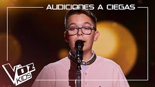 Juan Francisco Morán canta "Cai" |  Audiciones a ciegas | La Voz Kids Antena 3 2024