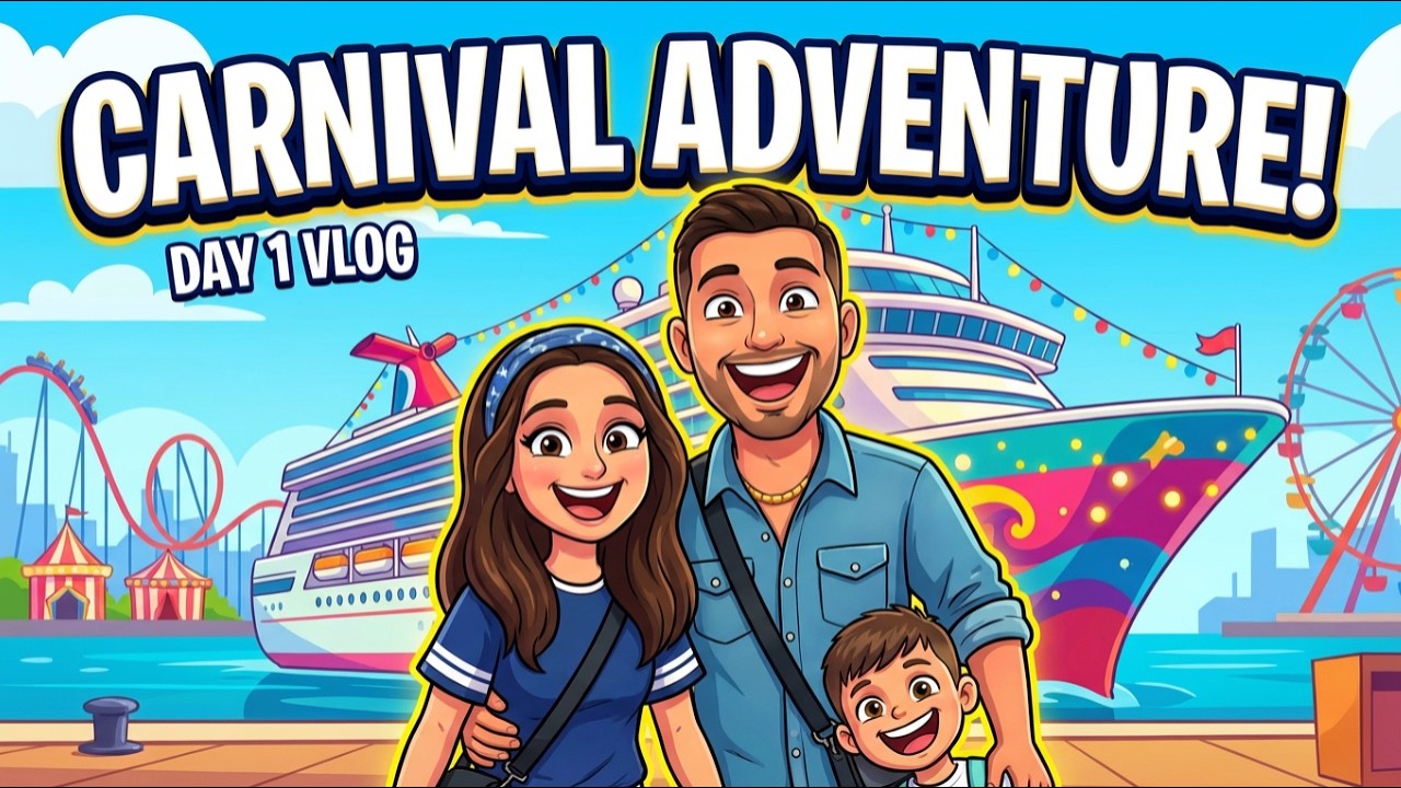 Our Carnival Cruise Adventure Begins 🚢 | Day 1 Vlog