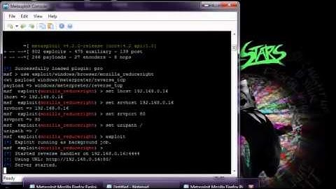 Metasploit Mozilla Firefox Reduceright Exploit (Tutorial)