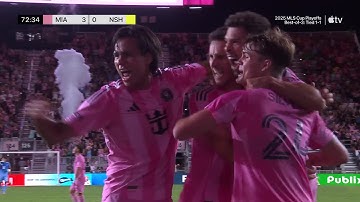 Tadeo Allende BRACE BLASTS Inter Miami Past Nashville SC! | 2025 Audi MLS Cup Playoffs