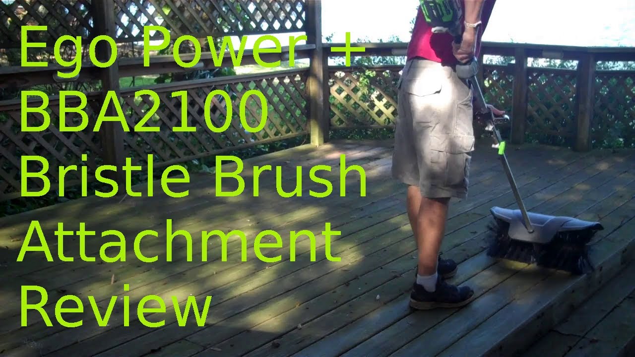 Ego Power+ Brush power head attachment BBA2100 review YouTube