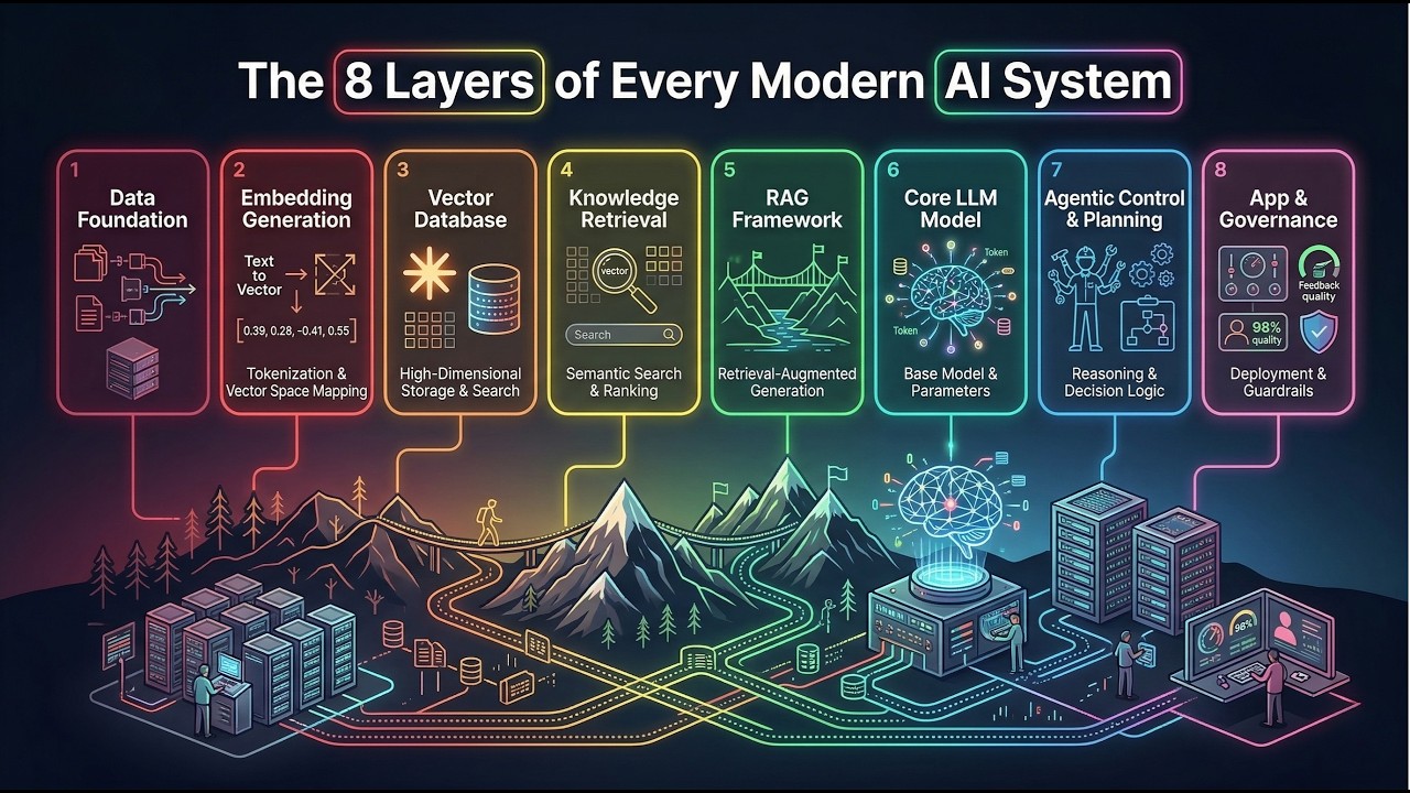 Why Most AI Engineers Build AI Wrong. The 8 Layer Reality